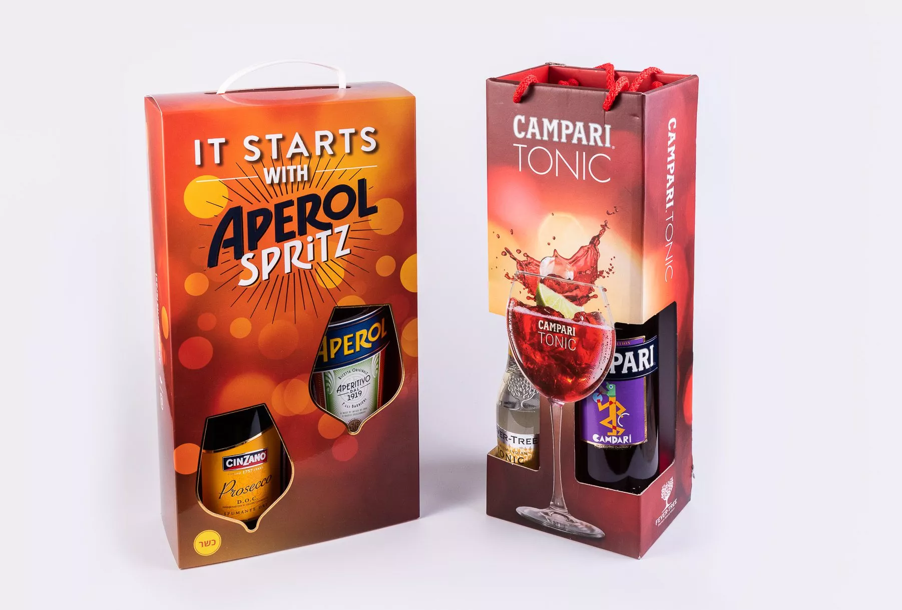 מארז של CAMPARI TONIC ו-APEROL SPRITZ