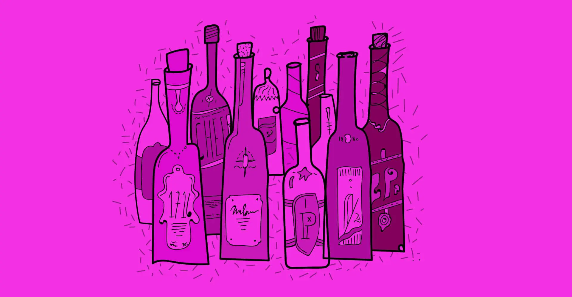תוויות לבקבוקים עם השבחות דפוס איכותיות כמו למינציה, לכה והבלטה לבקבוקי בירה, יין, אלכוהול ומשקאות בעזרת דפוס דיגיטלי